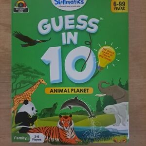 Skillmatics Guess in 10 Animal Planet – Family Card Game (Ages 6–99)